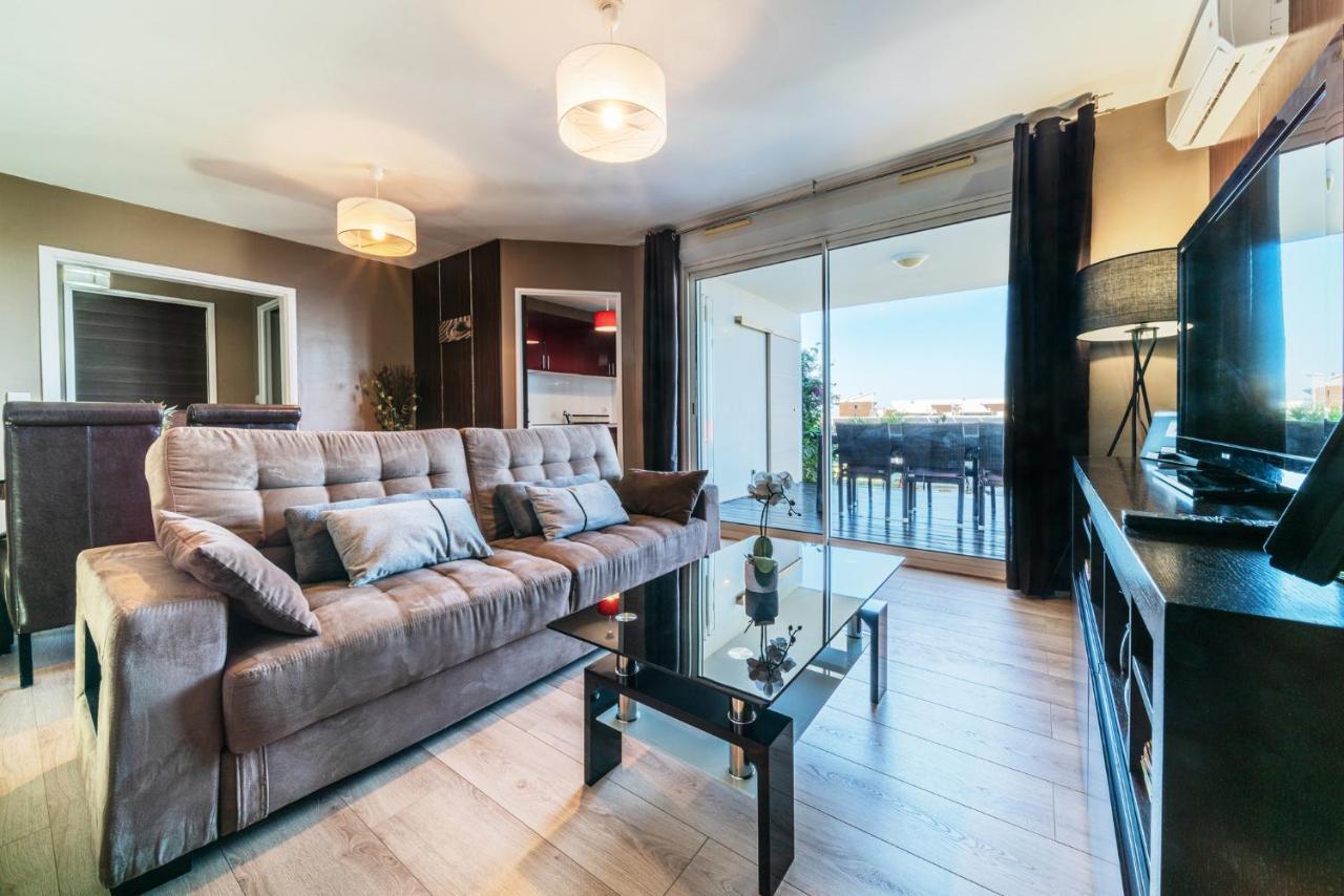T2 Classe 4 Etoiles Avec Jardin, Piscine, Vue Mer A Saint-Gilles-Les-Bains Exterior foto